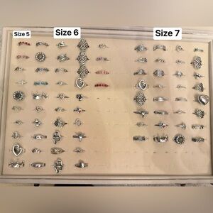 .925 Sterling Silver Rings